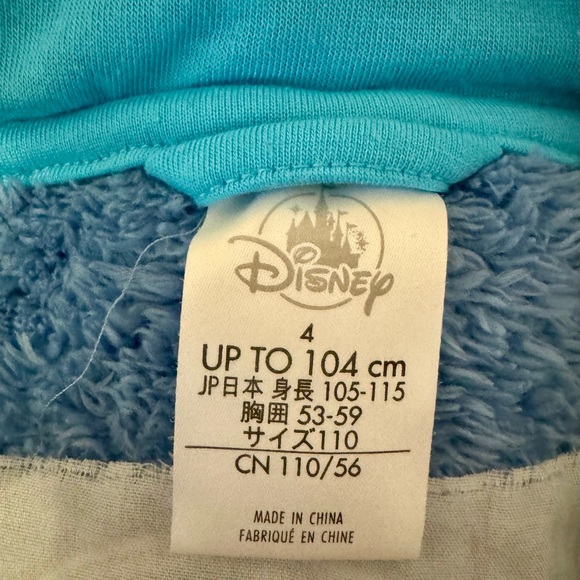 Lilo & Stitch Disney Unisex Plush Kids Pajama Costume Bodysuit One Piece Size 4 - Picture 5 of 7